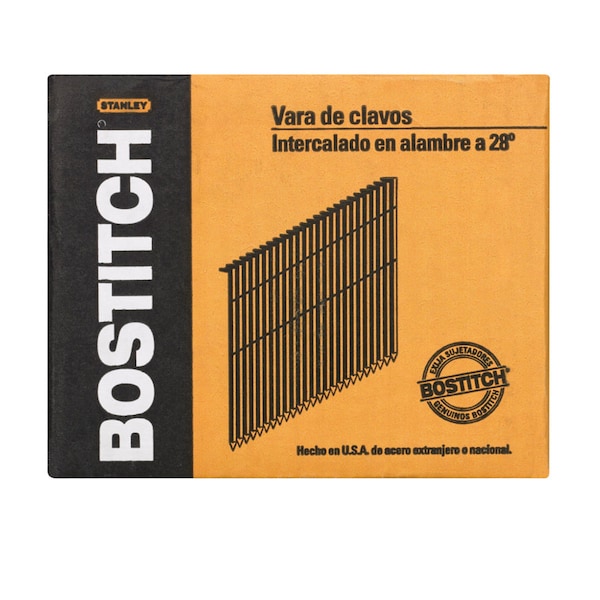 Bostitch Collated Framing Nail, Steel, Thickcoat Finish, 28 Degrees S12DGAL-FH - main